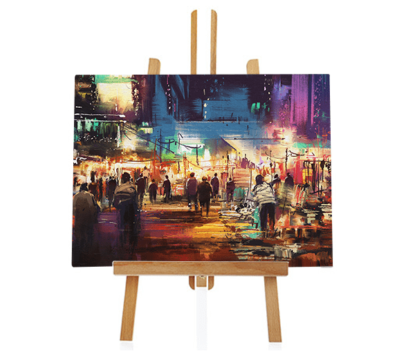 Large Wooden Easel Caballete De Pintura Artist Oil Painting Wood Easel  Stand For Painting Advertising Display Stand Art Supplies - Easels -  AliExpress